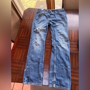 Levi's 527 Distressed Blue Men's Jeans 30x32